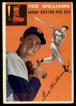 1954 Topps #1 WHT Ted Williams Front Thumbnail