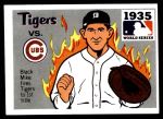 1971 Fleer World Series #33   -  Mickey Cochrane 1935 Tigers / Cubs  Front Thumbnail