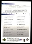 2002 Upper Deck #743   -  Roberto Alomar Season Highlights Back Thumbnail