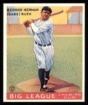 1933 Goudey Reprint #144  Babe Ruth  Front Thumbnail