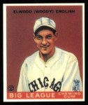 1933 Goudey Reprint #135  Woody English  Front Thumbnail