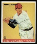 1933 Goudey Reprint #39  Mark Koenig  Front Thumbnail