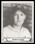 1940 Play Ball Reprint #148  Hugh Casey  Front Thumbnail