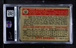 1952 Topps #261 Willie Mays Back Thumbnail