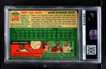 1954 Topps #128 Hank Aaron Back Thumbnail