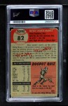1953 Topps #82 Mickey Mantle Back Thumbnail