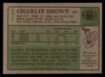 1984 Topps #377  Charlie Brown  Back Thumbnail