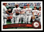 2011 Topps #192   Reds Team Front Thumbnail