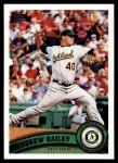 2011 Topps #280  Andrew Bailey  Front Thumbnail
