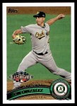 2011 Topps Update #75  Gio Gonzalez  Front Thumbnail