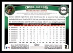 2011 Topps Update #161  Conor Jackson  Back Thumbnail