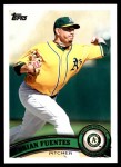 2011 Topps Update #40  Brian Fuentes  Front Thumbnail