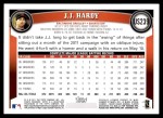 2011 Topps Update #239  J.J. Hardy  Back Thumbnail