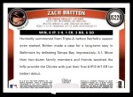 2011 Topps Update #228  Zach Britton  Back Thumbnail