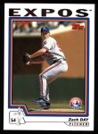 2004 Topps #97  Zach Day  Front Thumbnail