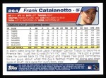 2004 Topps #264  Frank Catalanotto  Back Thumbnail