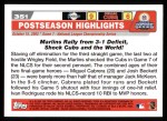 2004 Topps #351   -  Josh Beckett / Miguel Cabrera / Ivan Rodriguez Post Season Highlights Back Thumbnail