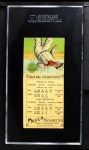 1911 T201 Mecca Ty Cobb / Sam Crawford Back Thumbnail