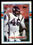 1989 Topps #85  Alfred Anderson  Front Thumbnail