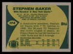 1989 Topps #174  Stephen Baker  Back Thumbnail