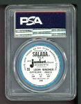 1963 Salada Metal Coins #55  Leon Wagner  Back Thumbnail
