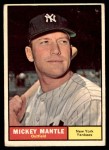1961 Topps #300 Mickey Mantle Front Thumbnail