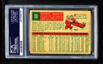 1959 Topps #10 Mickey Mantle Back Thumbnail