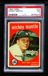 1959 Topps #10 Mickey Mantle Front Thumbnail