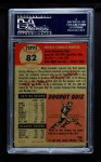 1953 Topps #82 Mickey Mantle Back Thumbnail