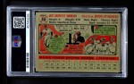 1956 Topps #30 Jackie Robinson Back Thumbnail