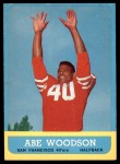 1963 Topps #141  Abe Woodson  Front Thumbnail