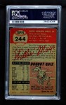 1953 Topps #244 Willie Mays Back Thumbnail