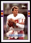1989 Topps #349  Steve DeBerg  Front Thumbnail