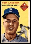 1954 Topps #132 Tommy Lasorda Front Thumbnail