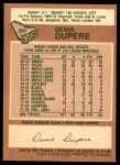 1978 O-Pee-Chee #283  Denis Dupere  Back Thumbnail