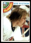 1978 Topps #153  Bob Nystrom  Front Thumbnail