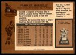 1975 O-Pee-Chee NHL #15  Frank St.Marseille  Back Thumbnail