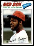 1977 Topps #235  Cecil Cooper  Front Thumbnail