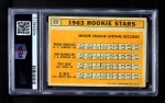 1963 Topps #537 - Pete Rose / Al Weis / Ken McMullen / Pedro Gonzalez #537 Rookie Stars Back Thumbnail