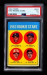 1963 Topps #537 - Pete Rose / Al Weis / Ken McMullen / Pedro Gonzalez #537 Rookie Stars Front Thumbnail