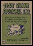 1972 Topps #251   -  Johnny Unitas Pro Action Back Thumbnail