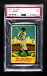 1933 DeLong Gum R333 #7 Lou Gehrig Front Thumbnail