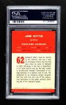 1963 Fleer #62  Jim Otto  Back Thumbnail