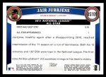 2011 Topps Update #109  Jair Jurrjens  Back Thumbnail