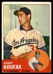 1963 Topps #210 Sandy Koufax Front Thumbnail