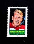 1969 Topps 4-in-1 Stamps Singles #128  Walter Rock  Front Thumbnail