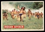 1956 Topps Davy Crockett Orange Back #14   Indian Attack  Front Thumbnail