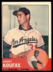 1963 Topps #210 Sandy Koufax Front Thumbnail