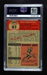 1953 Topps #82 Mickey Mantle Back Thumbnail