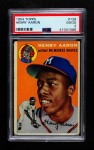 1954 Topps #128 Hank Aaron Front Thumbnail